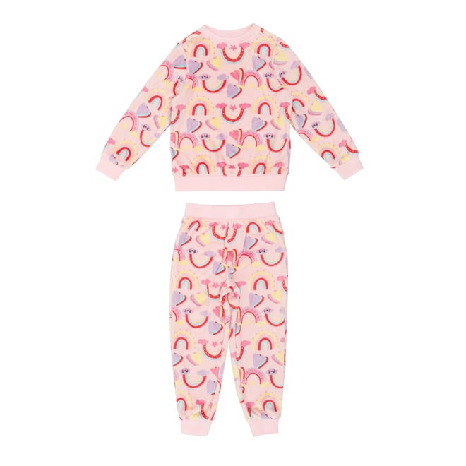 Rainbow Velour Pyjama Set