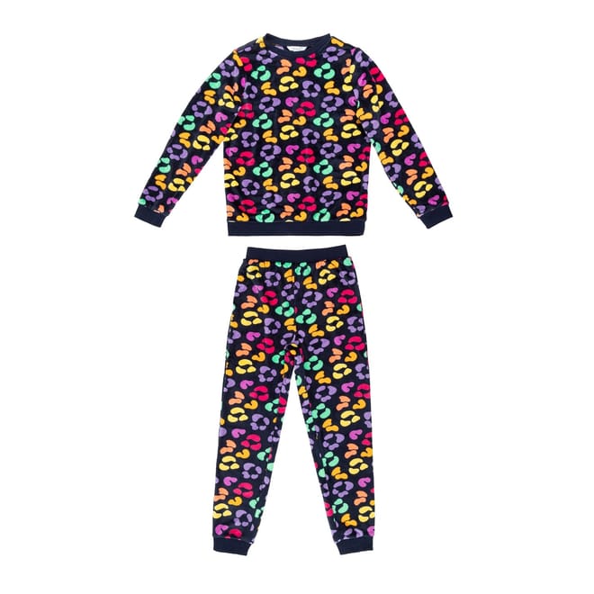 Leopard Velour Pyjama Set