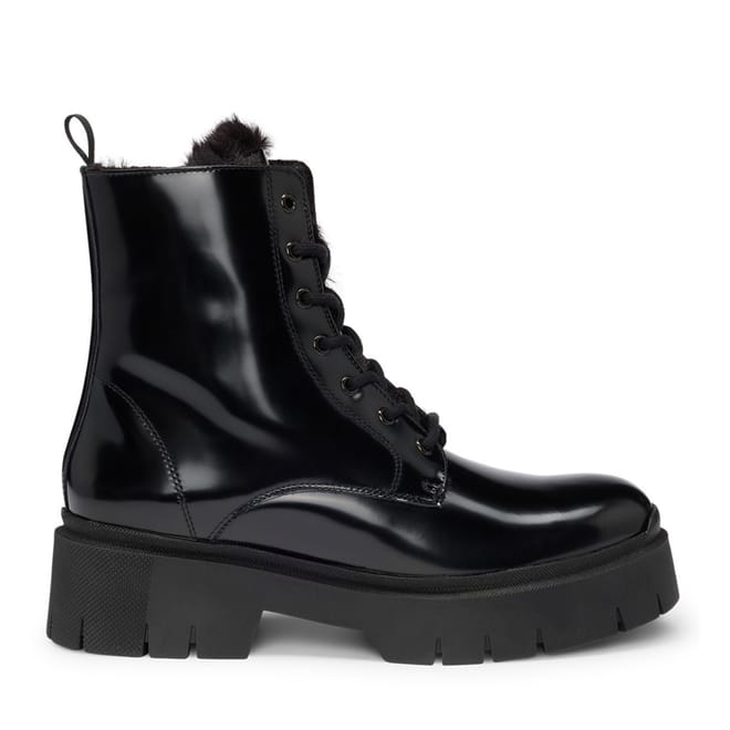 Kris Combat Chunky Heel Boot