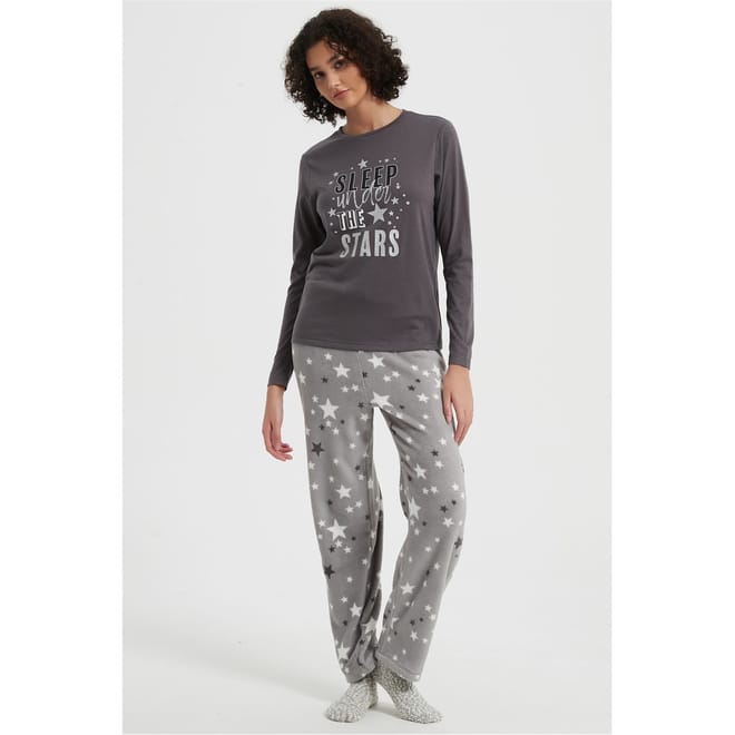 Star Pyjama Gift Set with Socks