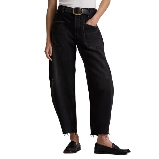 Curved Tapered Jeans