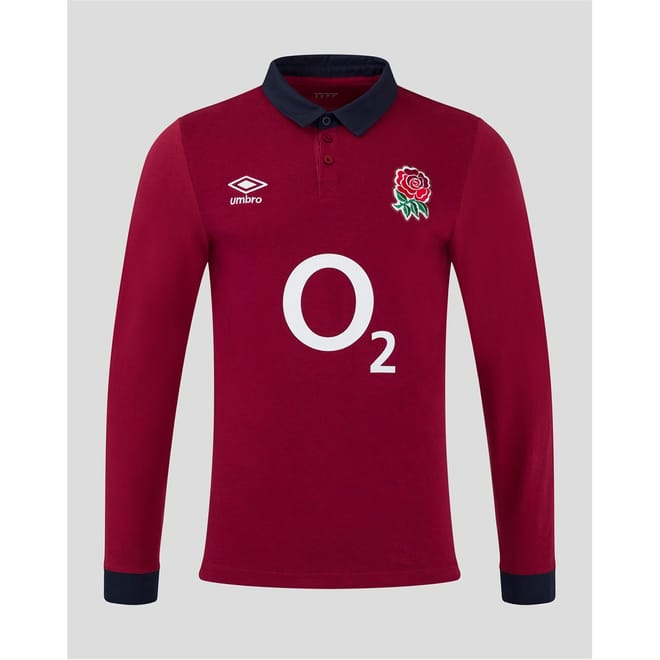 Womens England Rugby Alternate Classic Long Sleeve Shirt 2024