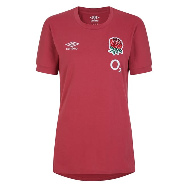 Womens England Rugby Leisure T-Shirt 2023 2024