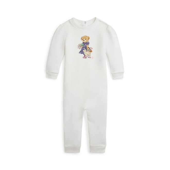Bear Crew Neck Long Sleeve Onesie