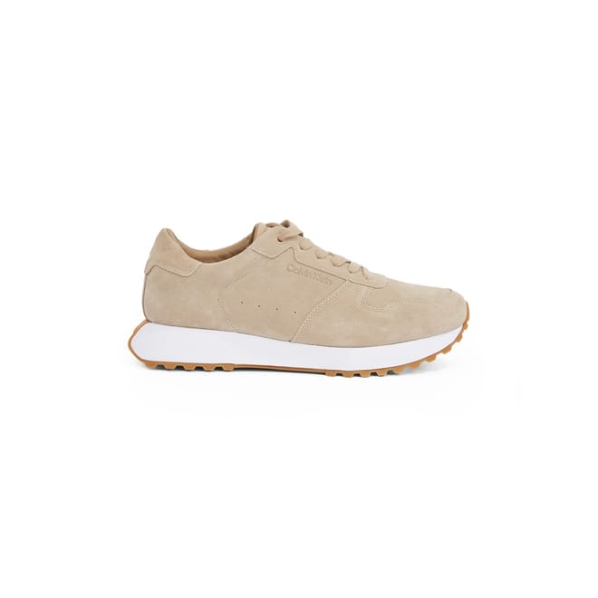 Lace Up Suede Low Top Sneakers