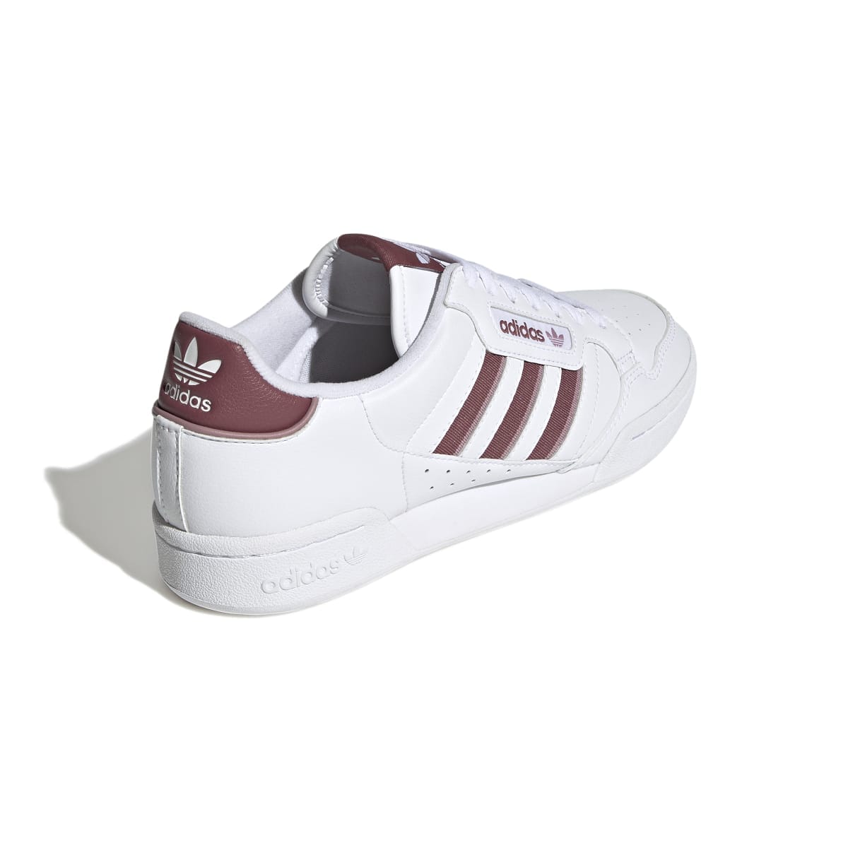 adidas Originals Continental 80 Stripes Trainers in White red