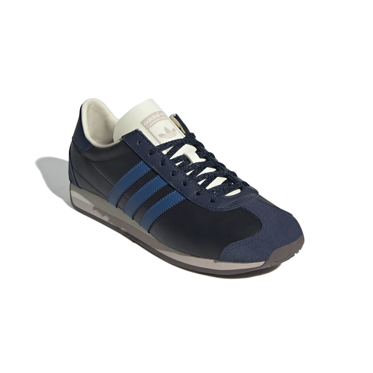 black blue adidas Originals Country OG Trainers - Get The Label