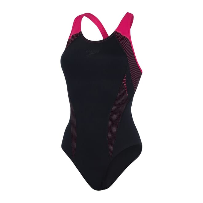 Color Block One Piece Swimsuit
