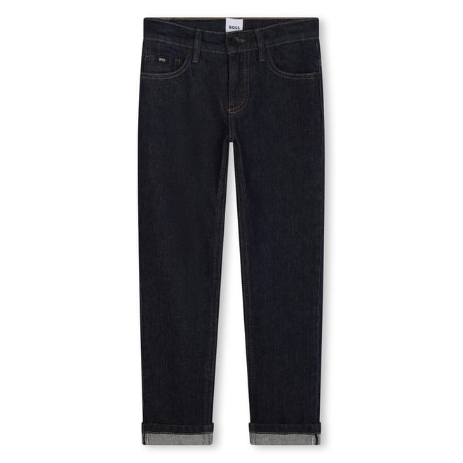 Five Pocket Design Straight Jeans