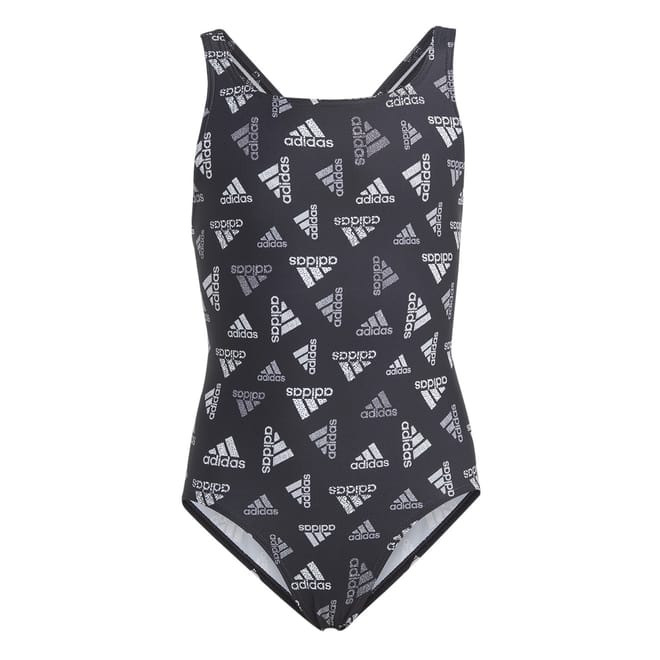 Logo Print One Piece Swimsuit