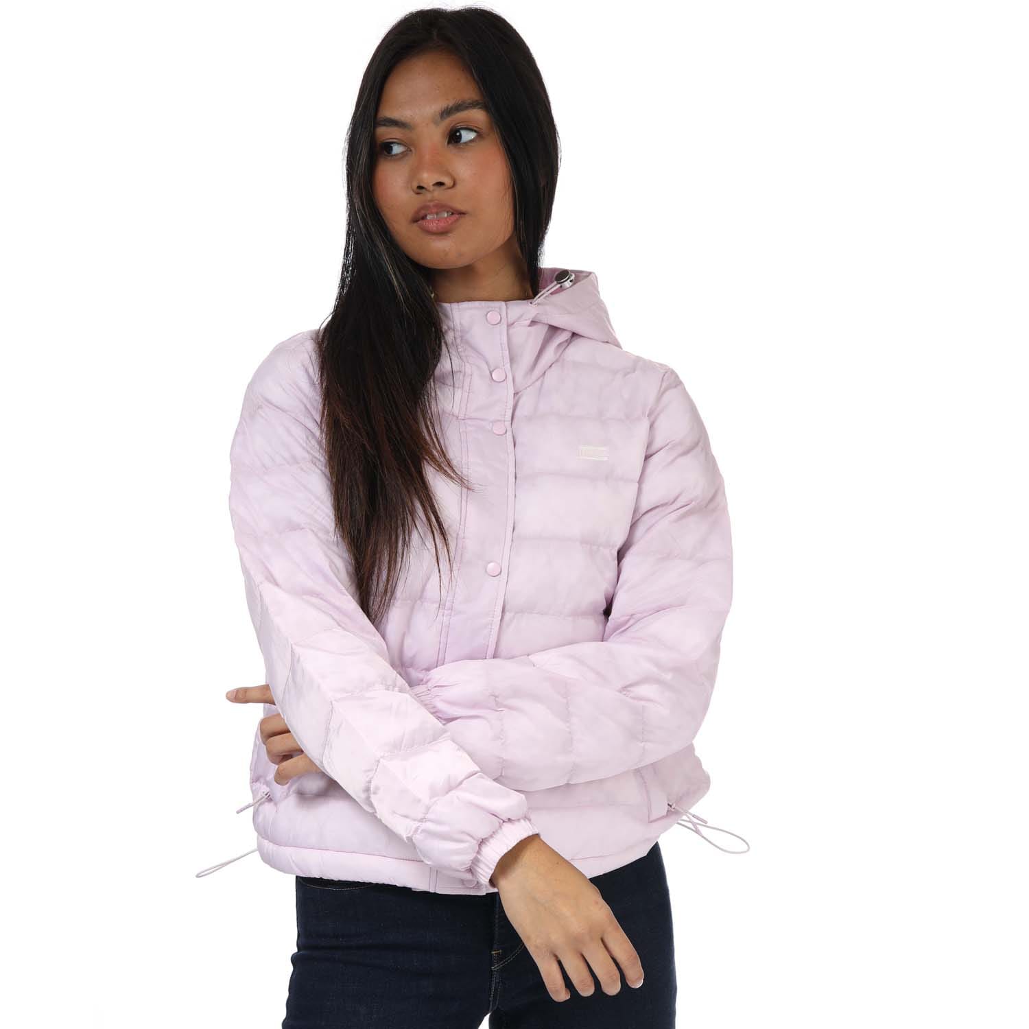 Pink Levis Womens Edie Packable Jacket Get The Label