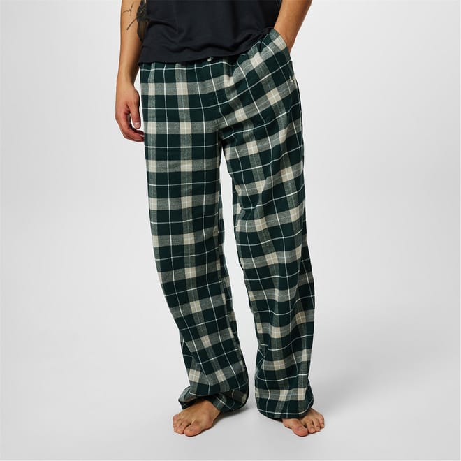 Flannel Check Trousers