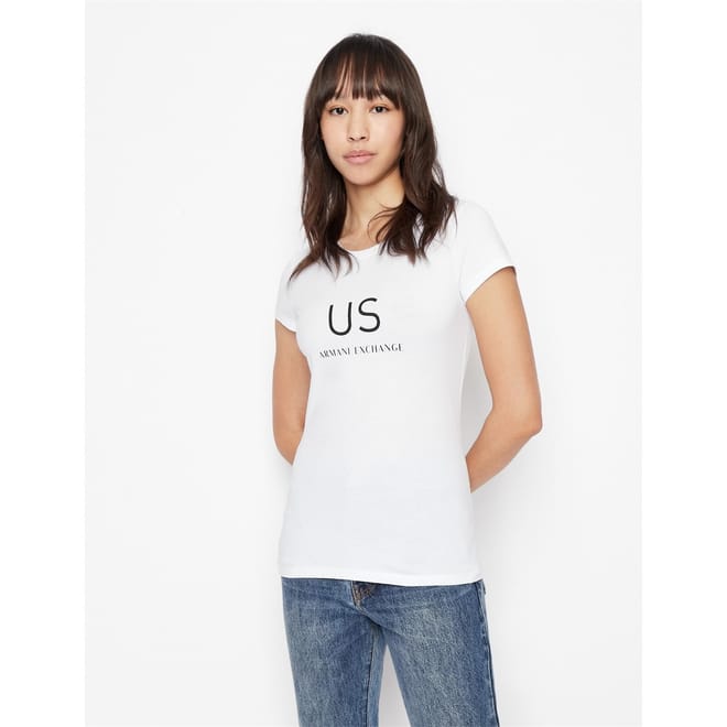 Ax Us Logo Regular Fit T-Shirt