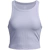Cropped Scoop Neck Rib Tank