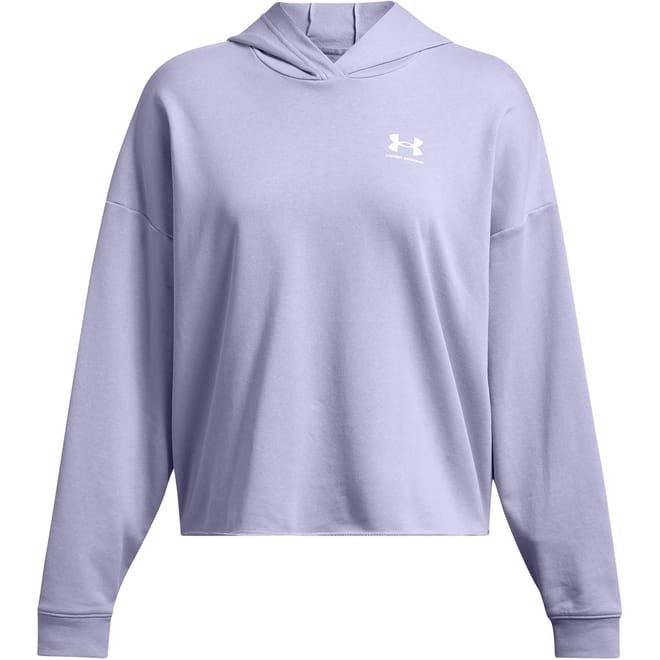 Rival Terry Hooded Cropped Sweatshirt