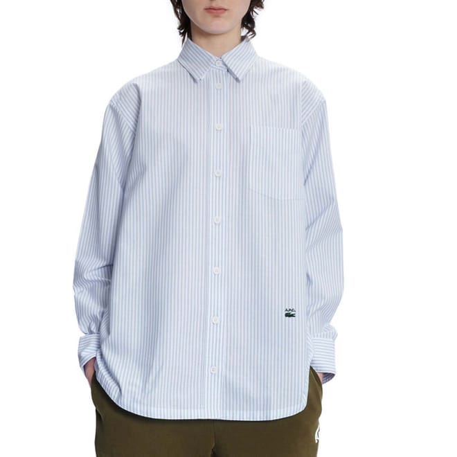 Lacoste x A.P.C. Striped Cotton Shirt