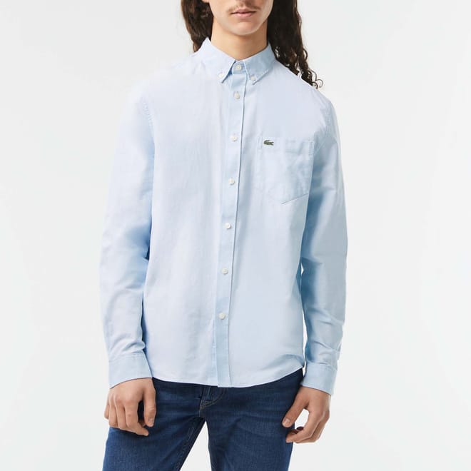 Mens Regular Fit Long Sleeve Oxford Shirt