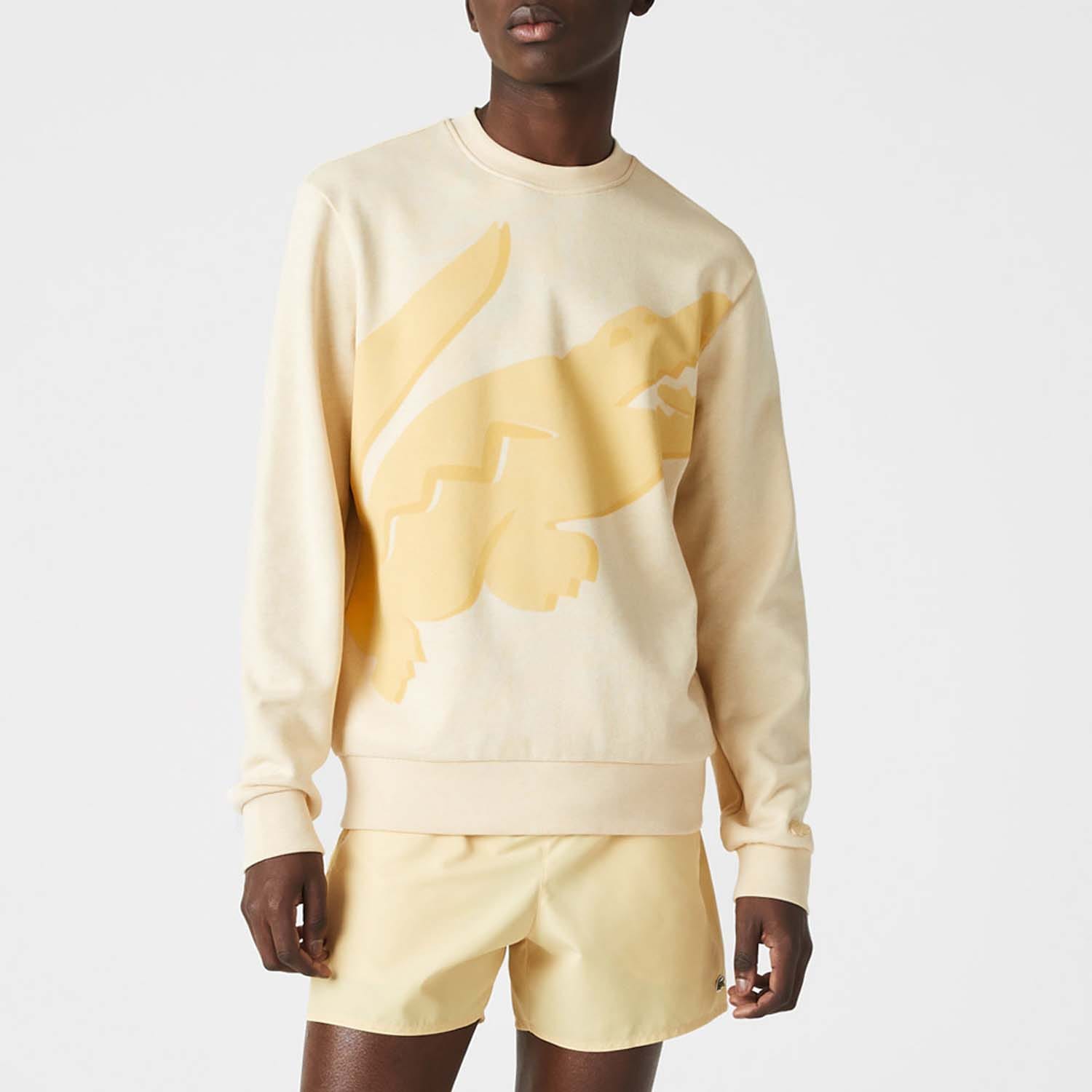 Lacoste yellow sweatshirt online