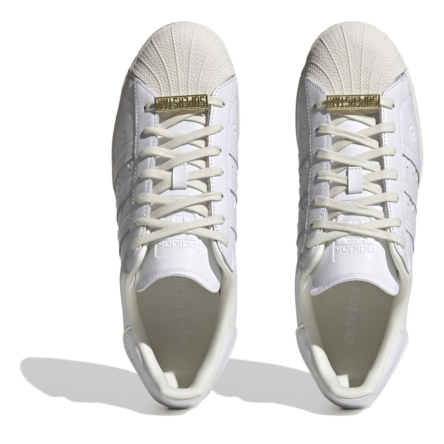 White adidas Originals Superstar Get The Label