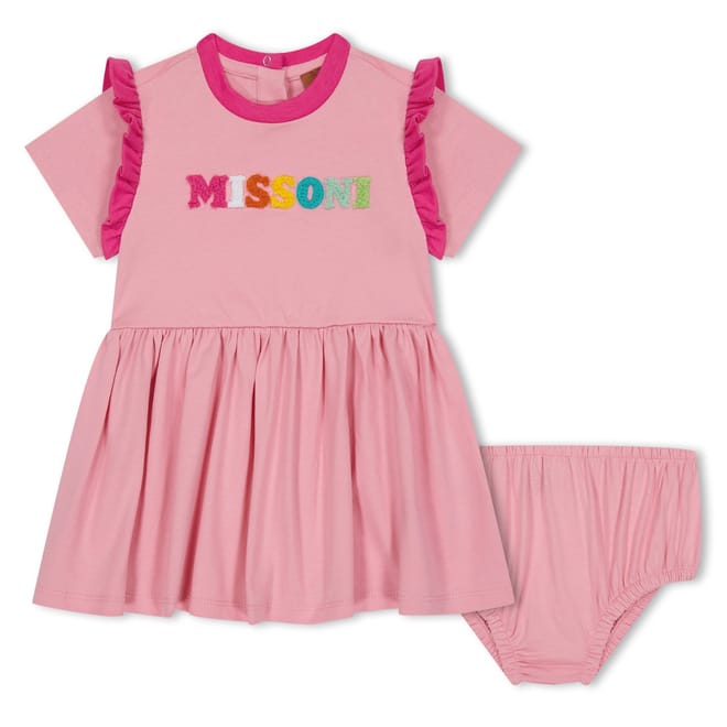 Logo Crew Neck Mini T-Shirt Dress