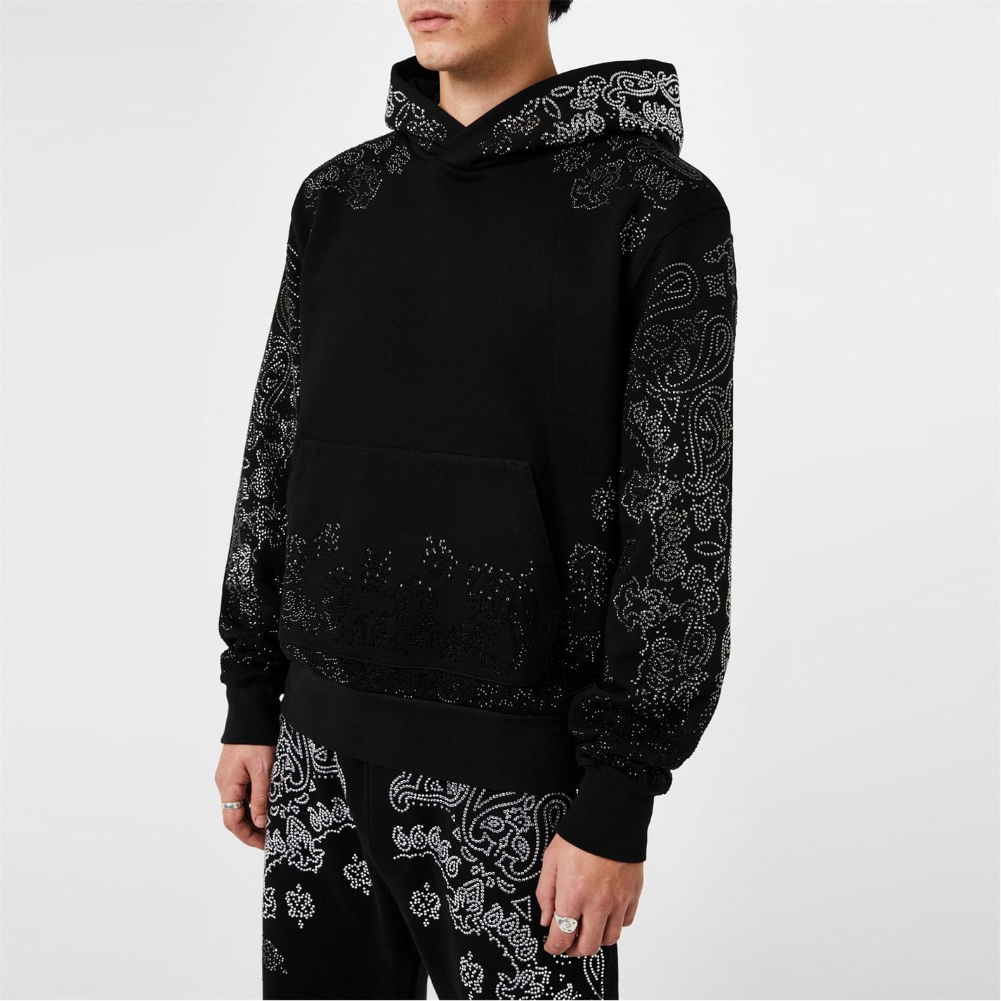 Black Amiri Crystal Hoodie - Get The Label