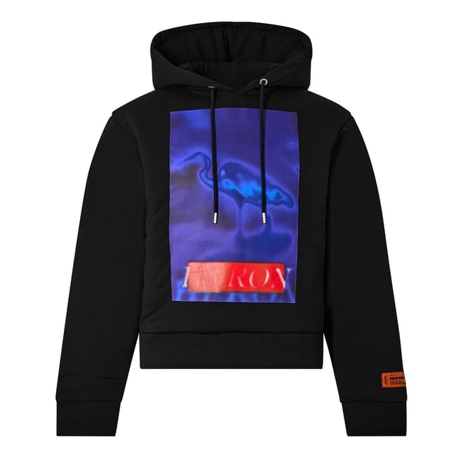 Censrd Cropped Hooded Sweatshirt