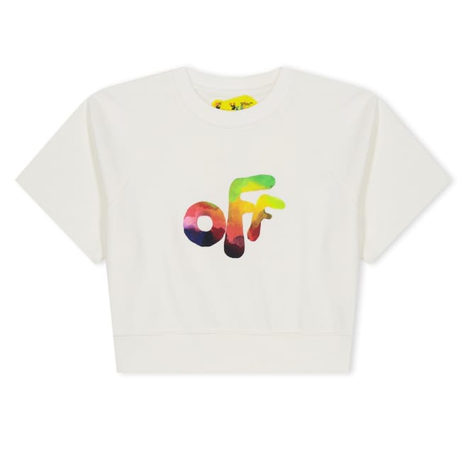 Cropped Crew Neck Short Sleeve Sweater