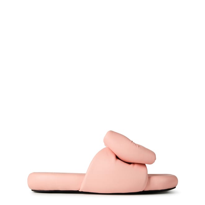 Padded Bow Slide Mules