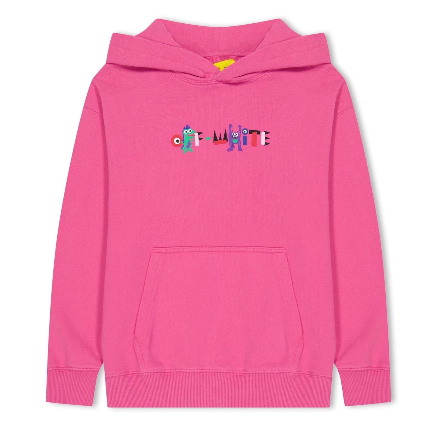 Pink off white jumper best sale