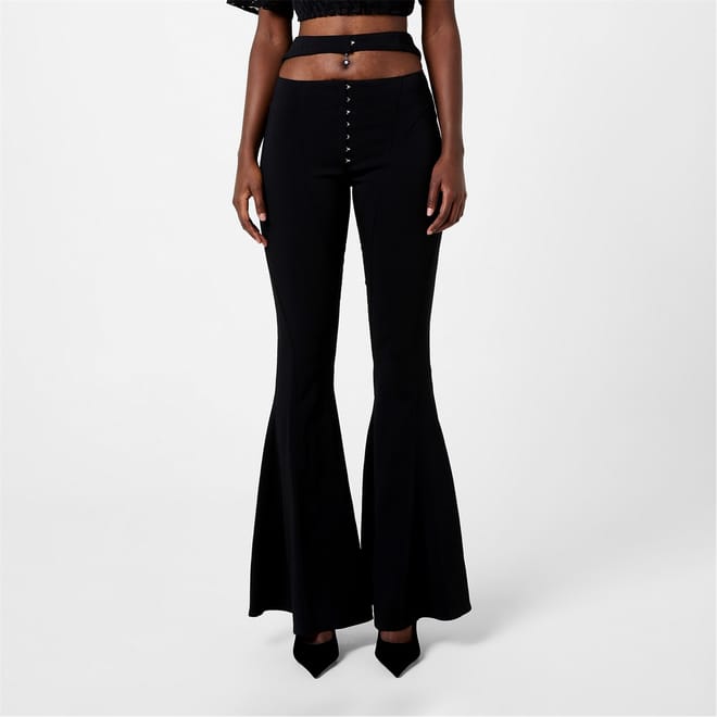 Flared Tailored Trousers