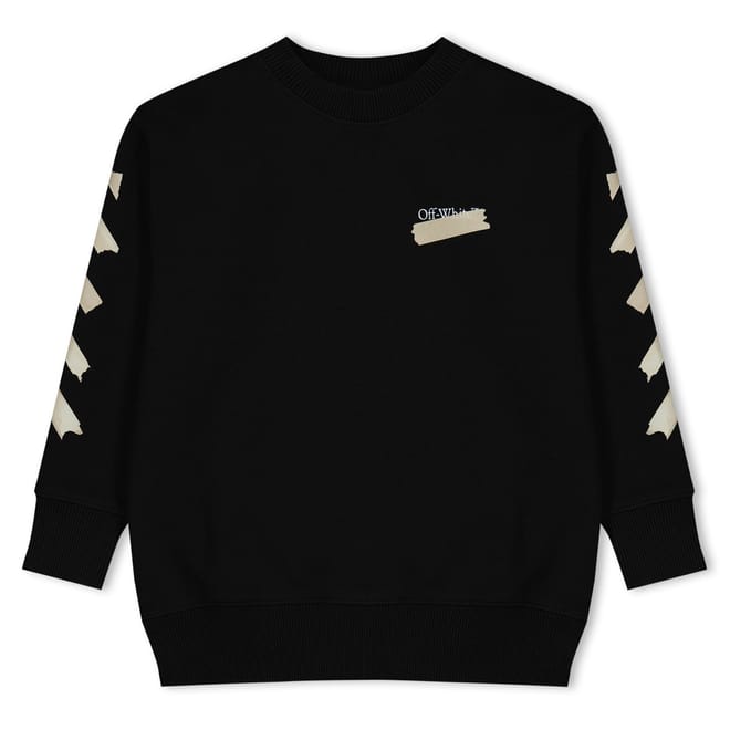 Paper Tape Regular Fit Crew Neck Sweatshirt