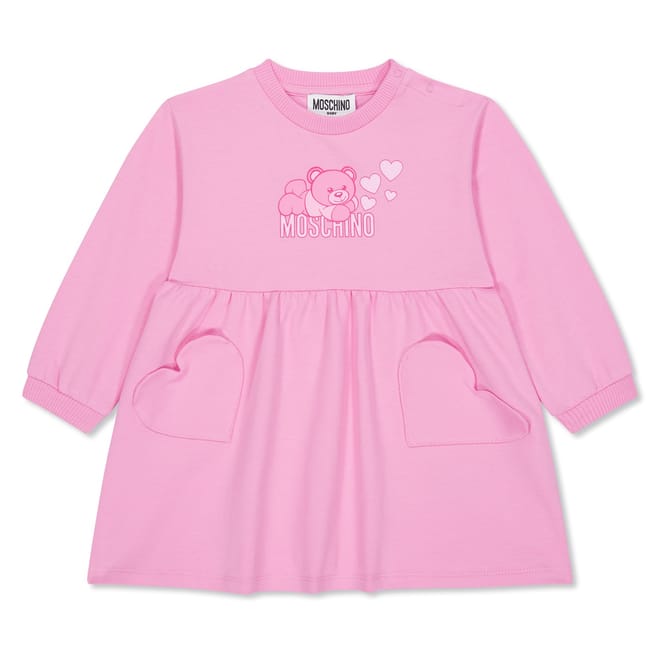 Heart Crew Neck Mini T-Shirt Dress