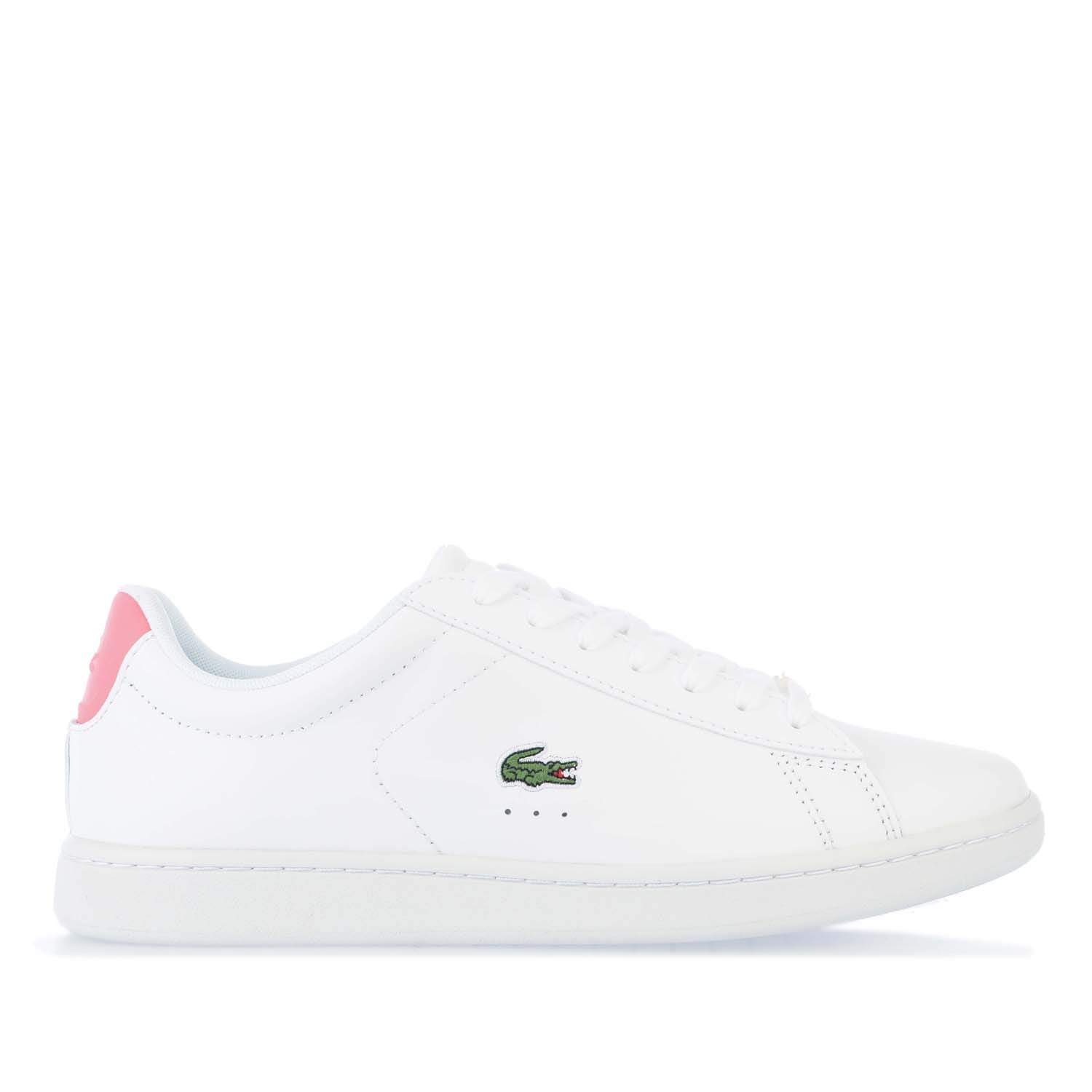 Pink lacoste sneakers hotsell