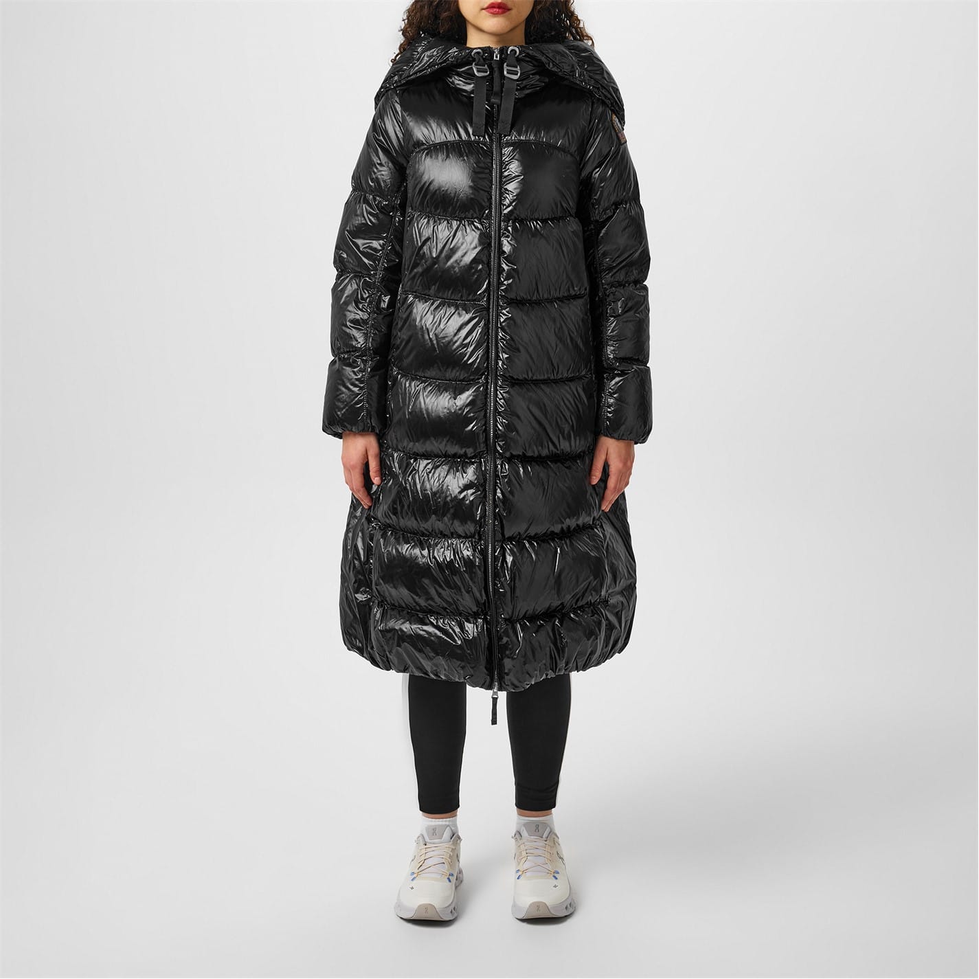 Black Parajumpers Arum Flower Hooded Down Jacket - Get The Label