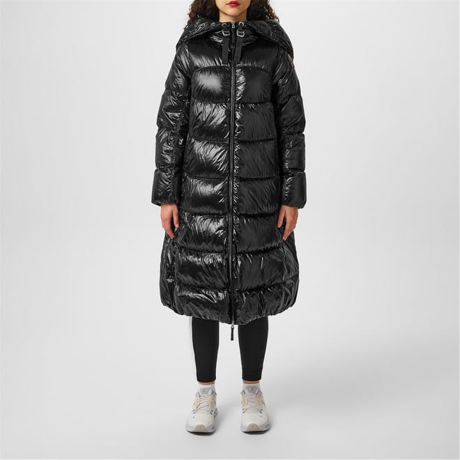 Arum Flower Hooded Down Jacket
