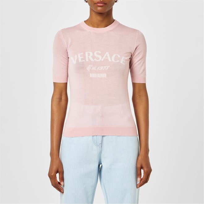 College Slim Fit Crew Neck Sweater