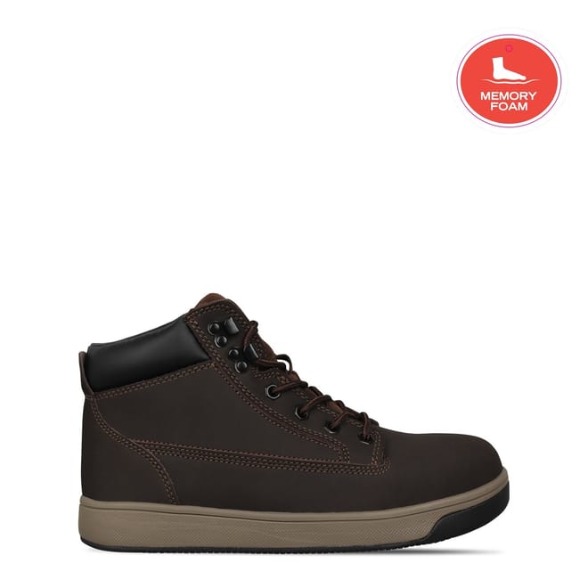 Nebraska Memory Foam Mens Safety Boots