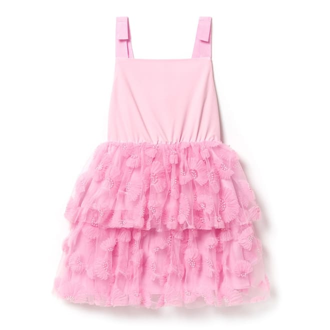 Self Square Neck Mini A-Line Dress