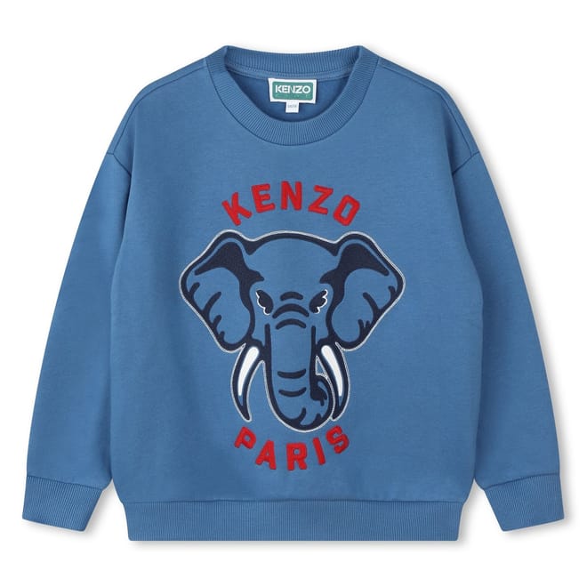 Embroidered Elephant Sweatshirt Juniors