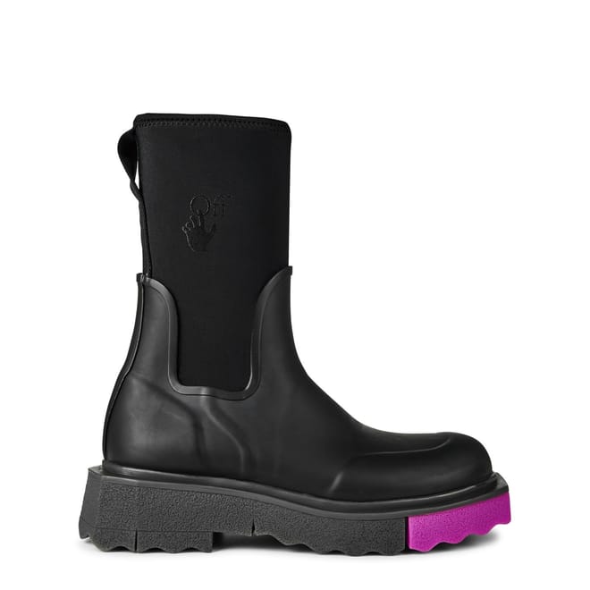 Rain Boot Block Heel Flats