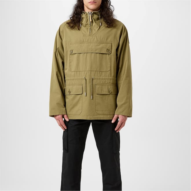 Hooded Relaxed Fit Anorak Jacket