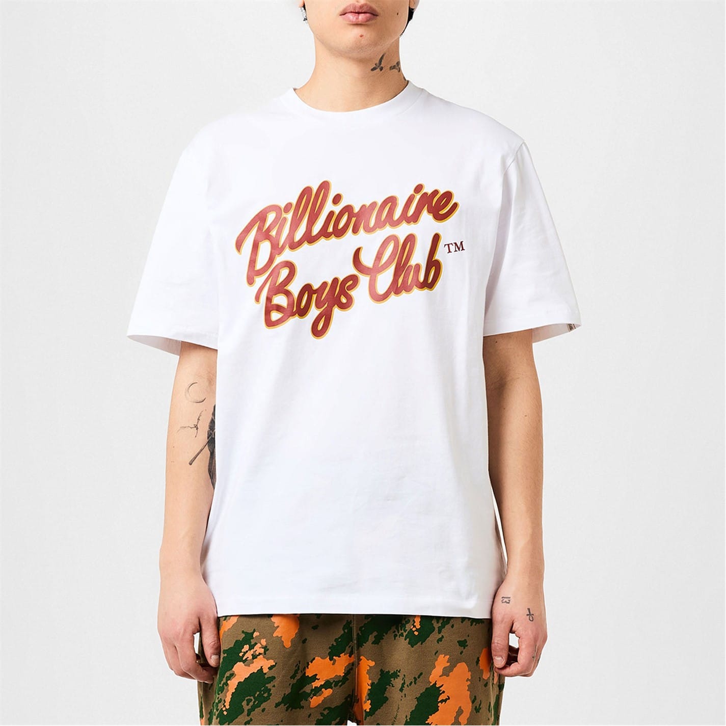 Billionaire outlet Boys Club All Over Print White Shorts - Size XL