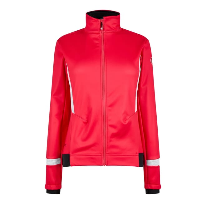 Dinam Reflective Ribbon Mock Neck Track Jacket