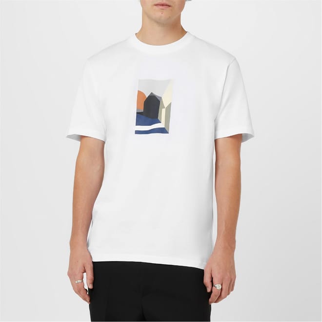 Regular Fit College Crew Neck T-Shirt