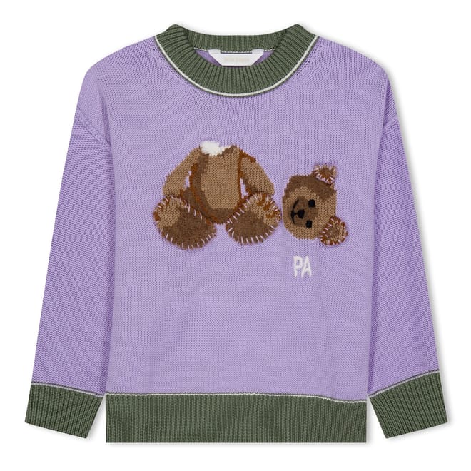Knitted Bear Sweater Juniors