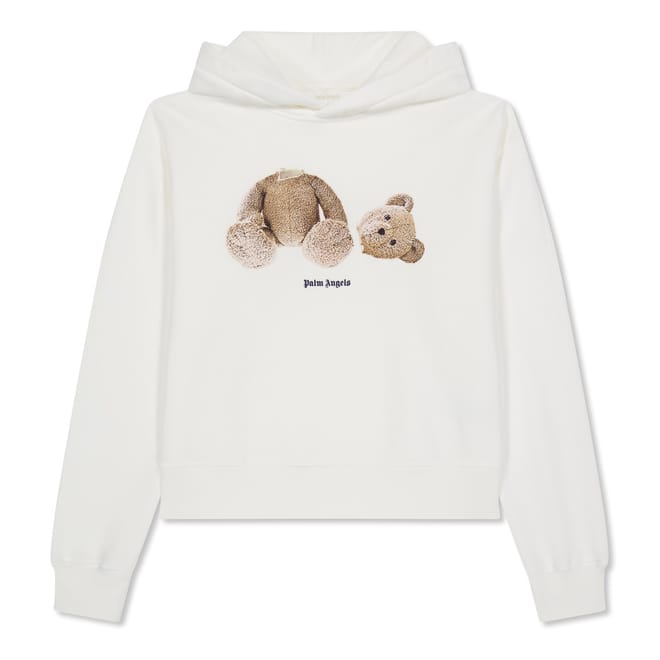 Bear Print Hooded Sweatshirt
