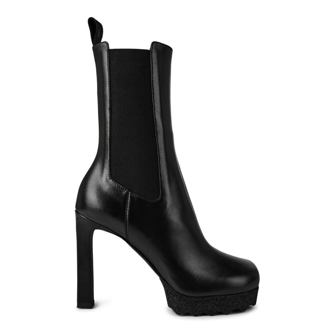 Ankle Block Heel High Boot