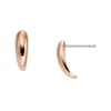 Anja Pebble Stainless Steel Stud Earrings