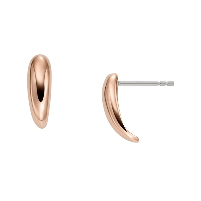 Anja Pebble Stainless Steel Stud Earrings