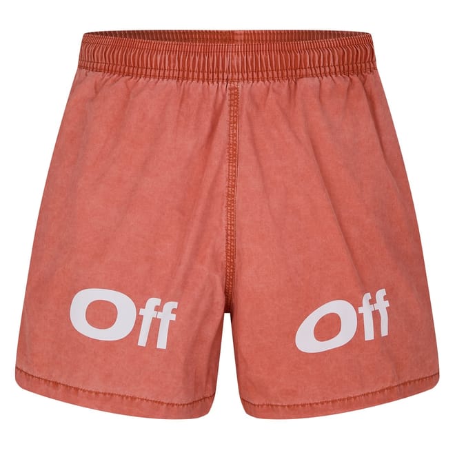 Bounce Lettering Elasticated Waistband Swim Short